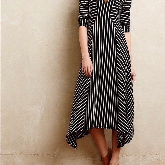 Anthropologie Pieced Stripe dress - Picture 2 of 8